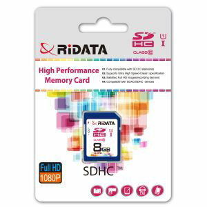 【ライデータ RIDATA】RIDATA SDHC 8GB CLASS10 UHSI 【ライデータ RIDATA】RIDATA SDHC 8GB CLASS10 UHSI