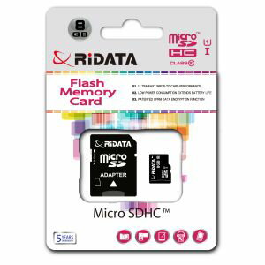 【ライデータ RIDATA】RIDATA microSDHC 8GB C10 UHSI 【ライデータ RIDATA】RIDATA microSDHC 8GB C10 UHSI