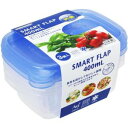 【岩崎工業 IWASAKI】ラストロウェア スマートフラップ 角型 S 400ml 4個入 A-040KB ラストロウェア Lustroware