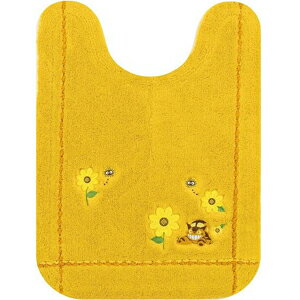 【センコー】センコー となりのトトロ 花のバス停 ロング トイレマット イエロー ねこバス 19753