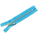 【YKK】YKK 玉付 ファスナー ゴールド 12cm 10本 コバルトブルー 3G12-549