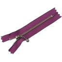 【YKK】YKK 玉付 ファスナー アンティークゴールド 10cm 10本 マットパープル 3GKB10-230(3)