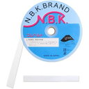 【日本紐釦貿易 Nippon Chuko】NBK ニホンチューコー オリゴム 15mm×30m巻 白 F10-ORI15-W-30 日本紐釦貿易