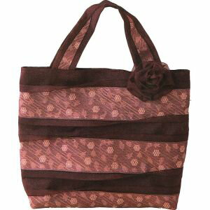 【パナミ Panami】パナミ 手芸キット タタミテープ で作る お花のおでかけバッグ エンジ T-32 Panami P..