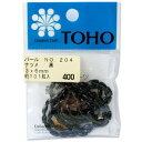 【トーホー TOHO】トーホー ナツメパール 約3×6mm 黒 約101個入り No.204(3)