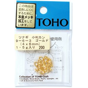 【トーホー】トーホー ツナギ 小判カン 約4×6mm ゴールド 1.5g入り 9-6-3G 【トーホー】トーホー ツナギ 小判カン 約4×6mm ゴールド 1.5g入り 9-6-3G
