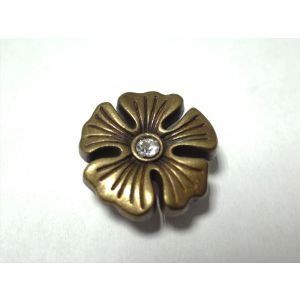 【ソウヒロ】ソウヒロ 簡単取付け ネジ式飾り マグネット ホック ハワイアンなお花 ラインストーン入り..