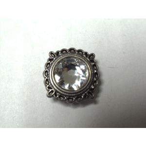 【ソウヒロ】ソウヒロ 簡単取付け ネジ式飾りバネ ホック 金飾りの大きなラインストーン アンティーク..