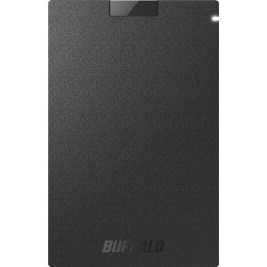 【バッファロー BUFFALO】バッファロー SSD-PG2.0U3-BC/D USB3.2 Gen1 ポータブルSSD TypeA 2.0TB ブラック