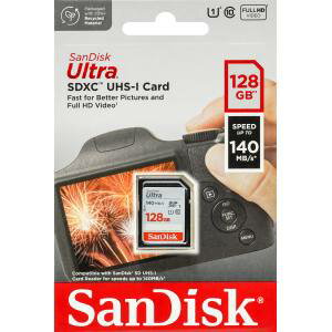 【サンディスク SanDisk 海外パッケージ】サンディスク SDXC 128GB SDSDUNB-128G-GN6IN UHS-I class10 SDカード