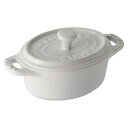 【ストウブ Staub】ストウブ セラミック オーバル ミニココット ホワイト 40511-089 Staub