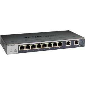 【ネットギア NETGEAR】ネットギア GS110EMX-100JPS アンマネージプラス スイッチングハブ ギガ 10ポート 10G マルチギガ 2ポート + ギガ 8ポート 卓上型コンパクト