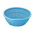 【池田プラスチック販売】イケダ DX 丸ザル 2号 ブルー 池田プラスチック