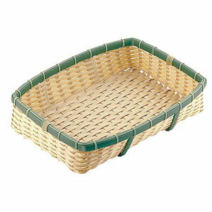 【トーダイ】トーダイ OB-450-BB PP 竹 角型 深ざる 45型