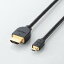 ڥ쥳(ELECOM)ۥͥåбHDMI-Micro֥ 1.0m DH-HD14EU10BK