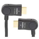【オーム電機 OHM】オーム電機 HDMI ケーブル スイング縦型 1m VIS-C10SV-K 05-0261(2)