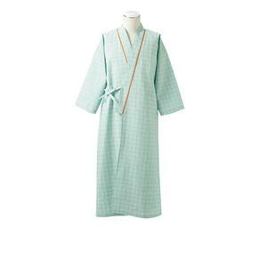 【住商モンブラン】住商モンブラン 59-443 患者衣 上衣 男女兼用 8分袖 グリーン M