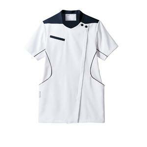 【住商モンブラン】住商モンブラン CHM058-0109 レディスジャケット 半袖 ホワイト ネイビー M