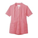 【住商モンブラン】住商モンブラン PP301-20 ナースジャケット 半袖 コーラルピンク M