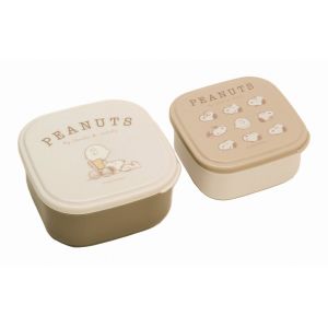 【オーエスケー OSK】オーエスケー 弁当箱 PEANUTS EVERYDAY23 シール容器 2Pセット SSP-22