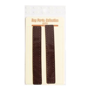 【日本紐釦貿易 Nippon Chuko】NBK 本革持手補強パーツ W18×H120mm こげ茶 2個 MAP129-C 日本紐釦貿易