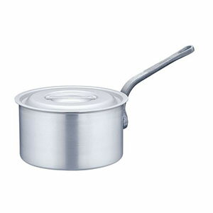 【遠藤商事 TKG】TKG アルミニウム 片手 深型鍋 アルマイト加工 目盛付 15cm AKT8215 遠藤商事