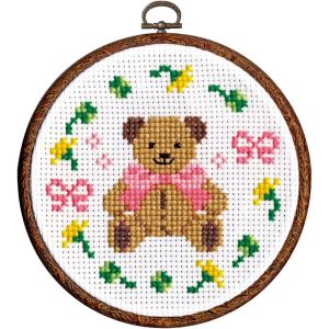 【オリムパス】オリムパス ししゅうキット テディベア 7419