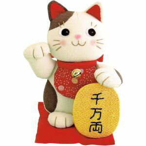 【オリムパス】オリムパス パッチワークキット ぬいぐるみ 福々招き猫 PA-565