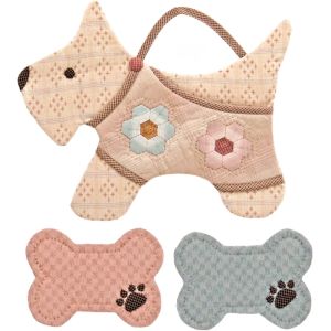 【オリムパス】オリムパス パッチワークキット 南 久美子の ナチュラルライフ テリアのウォールポケッ..