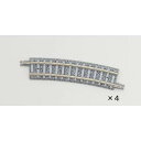 【トミーテック TOMIX】TOMIX 1194 カーブPCレール C280-15-PC F 4本セット