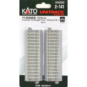 【カトー KATO】KATO 2-141 HOユニトラック PC直線線路 123mm 4本入 HOゲージ カトー