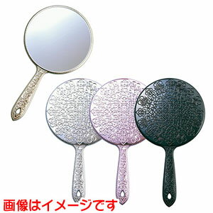 【ヤマムラ】ヤマムラ Y-13 メッキハンドミラー L ブラック 【ヤマムラ】ヤマムラ Y-13 メッキハンドミラー L ブラック