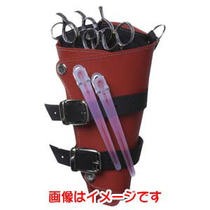 【竹家 TAKEYA】竹家 牛革製 シザーハンズ SH-レジェンド 5丁用 レッド 【竹家 TAKEYA】竹家 牛革製 シザーハンズ SH-レジェンド 5丁用 レッド