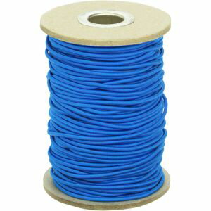 【川村製紐工業】金天馬 ネオンカラーゴム 丸ゴム 2mm 50m巻 ボビン巻 BL ネオンブルー KW93069 川村製..