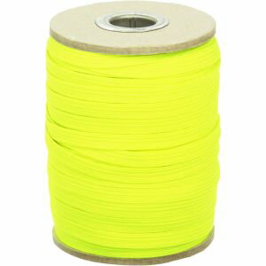 【川村製紐工業】金天馬 ネオンカラーゴム 平ゴム 6mm 50m巻 ボビン巻 ネオンイエロー KW93072 川村製..