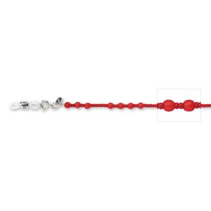 【パール PEARL】パール メガネチェーン CX-237 レッド 【パール PEARL】パール メガネチェーン CX-237 レッド