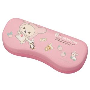 【パール PEARL】パール メガネケース リラックマ うさぎとあそぼピンク