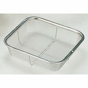 【ミネックスメタル MINEX】ミネックスメタル 18-8 ミニ 角ざる 20cm