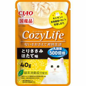 【いなばペットフード】いなば チャオ CozyLife パウチ とりささみ ほたて味 40g 321640 CIAO