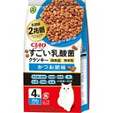 【いなばペットフード】いなば チャオ すごい乳酸菌 クランキー かつお節味 760g 190g×4袋 322360 CIAO