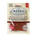 ヘルシーなおいしさの鶏ささみをたっぷり使用。やわらかく、食べやすいひとくちサイズおやつです。小型犬やシニア犬も食べやすいやわらかさです。乳酸菌を配合し、愛犬のお腹の健康維持にも配慮しました。保存料、着色料、発色剤、酸化防止剤不使用。【原材料】鶏ササミ、糖類、調味料、乳酸菌、グリセリン、ソルビトール、リン酸塩(Na、K)、ミネラル類(ナトリウム)【保証成分】粗タンパク質42.0%以上、粗脂肪0.1%以上、粗繊維1.0%以下、粗灰分7.0%以下、水分31.0%以下【エネルギー】290kcal/100g【1日の目安給与量】幼犬、超小型成犬(5kg以下):〜30個小型成犬(5〜11kg):30〜50個中型成犬(11〜23kg):50〜90個大型成犬(23〜40kg):90〜140個・目安給与量を参考に1日1〜数回に分け、おやつとして与えてください。・給与量は犬によって個体差が生じます。食べ残しや便の様子、健康状態をみて調節してください。・2ヶ月未満の幼犬には与えないでください。・犬の習性や性格、食べ方によっては、のどに詰まらせたりする恐れがありますので、適切な大きさにして与えてください。・開封までのおいしさを保つために、脱酸素剤が入っています。無害ですが食品ではありません。誤飲防止のため、開封後はすぐに取り除き捨ててください。【保管方法】・本品は保存料、着色料、発色剤、酸化防止剤の添加物を使用していません。・お買い上げ後は直射日光、高温多湿の場所を避けて保存してください。・開封後は冷蔵し、賞味期限に関わらず早めに与えてください。【賞味期限】12ヶ月【原産国または製造地】日本【諸注意】・ペットフードとしての用途をお守りください。・幼児や子供、ペットの触れない場所で保存してください。・記載表示を参考に、ペットが食べ過ぎないようにしてください。・子供がペットに与えるときは、安全のため大人が立ち会ってください。・ペットが興奮しないよう、落ち着いた環境で与えてください。・ペットの体調が悪くなったときには、獣医師に相談してください。※天然原料を使用しているため、色・形・ニオイ・硬さにバラつきが生じる場合があります。また、製造工程上、まれに微小な黒い粒(コゲ)が混入したり、原料由来の黒い粒が目立つ場合がありますが、いずれの場合も品質には問題ありません。【広告文責】ハーマンズ株式会社03-3526-5222【製造販売元】ドギーマンハヤシ株式会社【商品区分】犬用スナックペットフード(食品)賞味(消費)期限について最新の賞味(消費)期限でのお届けが出来るように、ご注文分を都度メーカーや問屋から最新在庫を取寄せし出荷しています。賞味(消費)期限のお問い合わせや指定はこのような都合上お受け致しかねております。また商品によってはメーカーにより期限の設定が無い場合がございます。