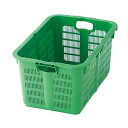 【岐阜プラスチック工業】リス No.500 プラスケット グリーン