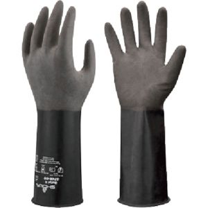 【ショーワグローブ】ショーワグローブ NO874R-XL BK 耐薬品手袋 No874R ブチルゴム製化学防護手袋 XLサイズ ブラック