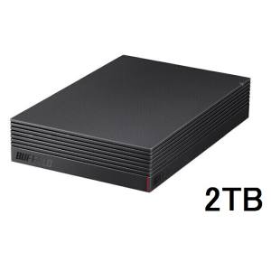 【バッファロー BUFFALO】バッファロー 外付けHDD 2TB HD-NRCD2U3-BA USB3.2(Gen1)対応 外付けハードディスク BUFFALO