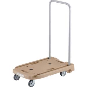 【トラスコ中山 TRUSCO】トラスコ中山 MP-6039N2-LS-JS 樹脂台車 こまわり君 省音G車輪 600X390 ライトサンド 樹脂ストッパー付