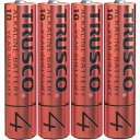 アルカリ乾電池10年単4(4本入) TLR03GPL4S|生活用品 生活家電・AV 電池・電灯 電池 TRUSCO中山