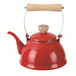 【パール金属】パール金属 フェスカ ホーロードリップドームケットル 1.4L レッド HB-925