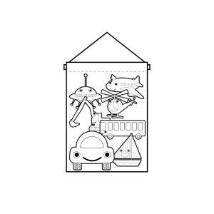 【のぼり屋工房】のぼり屋工房 塗絵タペ 乗り物 42583