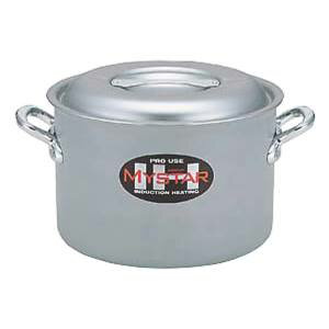 送料無料！！【北陸アルミニウム】ホクア 業務用 プロマイスター IH 半寸胴鍋 45cm 北陸アルミニウム メーカー直送 代引不可 北海道沖縄離島不可【smtb-u】