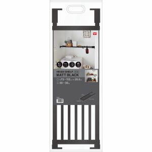 【平安伸銅工業】平安伸銅工業 パワフル 突ぱり棚 マットブラック TAI-1B